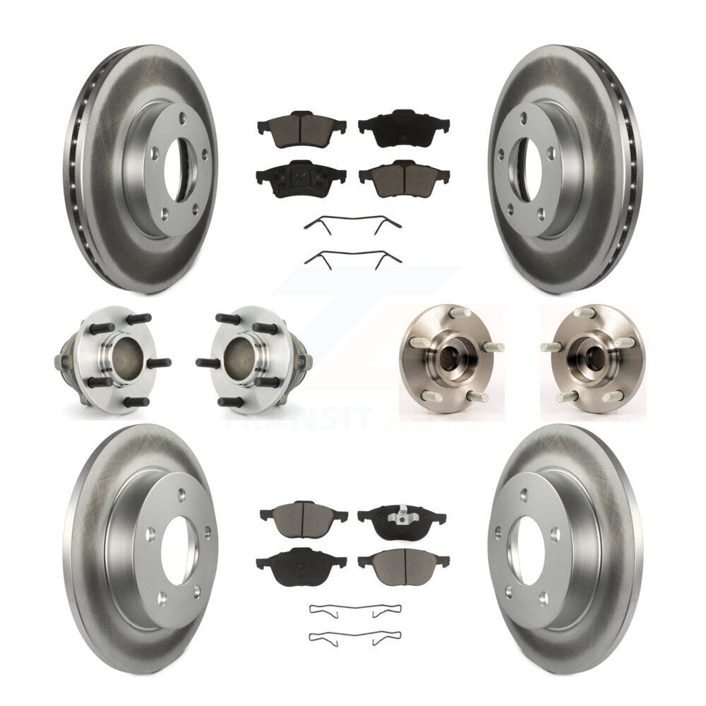 [Avant + Arrière] Kit d'ensemble roulement de roue et moyeu pour Mazda 3 2.0L avec 4-Wheel ABS KBB-120637