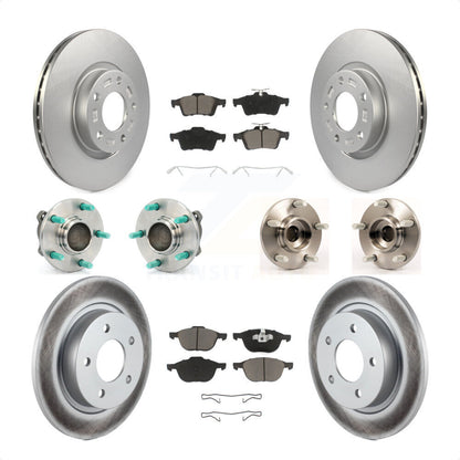 [Avant + Arrière] Kit d'ensemble roulement de roue et moyeu pour Mazda 3 2.3L avec Non-ABS KBB-120638 par Transit Auto