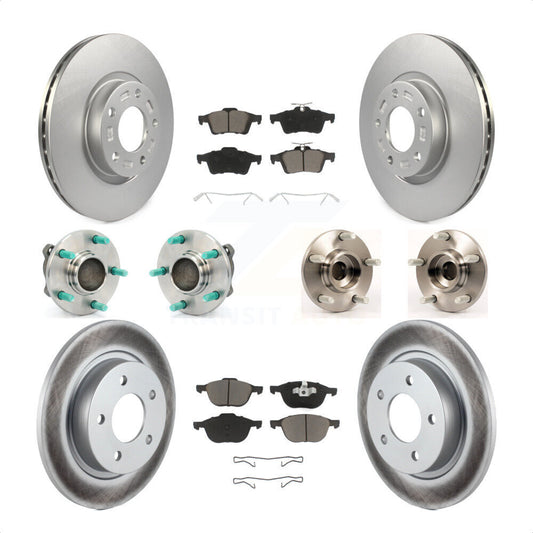 [Avant + Arrière] Kit d'ensemble roulement de roue et moyeu pour Mazda 3 2.3L avec Non-ABS KBB-120638 par Transit Auto