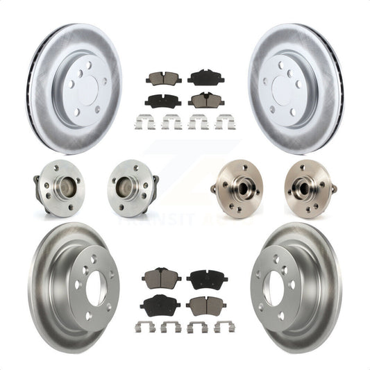 [Avant + Arrière] Kit d'ensemble roulement de roue et moyeu pour 2015 Mini Cooper Convertible avec 2.0L 1.5L avec 294mm Diameter Rotor KBB-120642 par Transit Auto