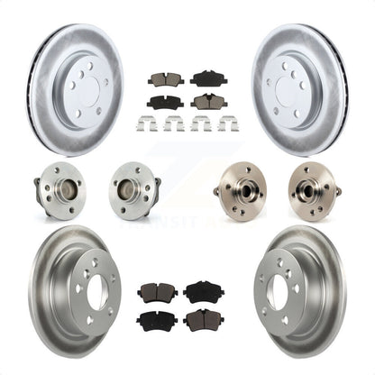 [Avant + Arrière] Kit d'ensemble roulement de roue et moyeu pour 2015 Mini Cooper Convertible avec 2.0L 1.5L avec 294mm Diameter Rotor KBB-120643 par Transit Auto