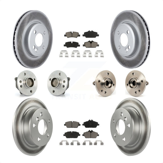 [Avant + Arrière] Kit d'ensemble roulement de roue et moyeu pour 2015 Mini Cooper Convertible avec 2.0L 1.5L avec 280mm Diameter Rotor KBB-120645 par Transit Auto
