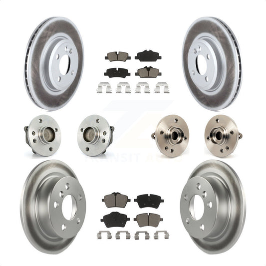 [Avant + Arrière] Kit d'ensemble roulement de roue et moyeu pour 2015 Mini Cooper Convertible avec 2.0L 1.5L avec 294mm Diameter Rotor KBB-120646 par Transit Auto