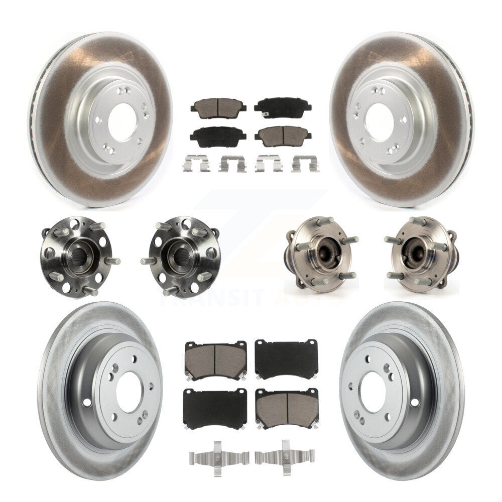 [Avant + Arrière] Kit d'ensemble roulement de roue et moyeu pour Hyundai Genesis KBB-120647
