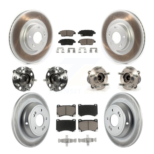 [Avant + Arrière] Kit d'ensemble roulement de roue et moyeu pour Hyundai Genesis KBB-120647