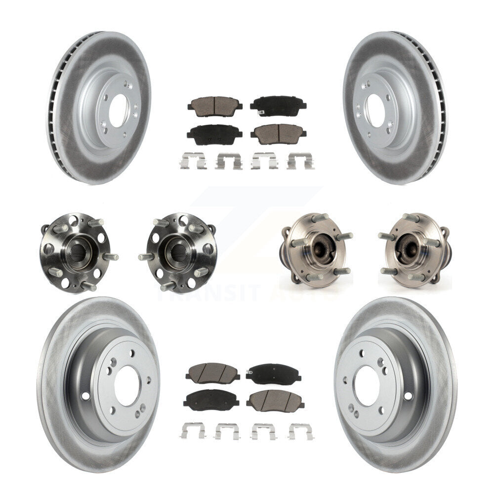 [Avant + Arrière] Kit d'ensemble roulement de roue et moyeu pour Hyundai Genesis 3.8L KBB-120649