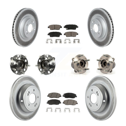 [Avant + Arrière] Kit d'ensemble roulement de roue et moyeu pour Hyundai Genesis 3.8L KBB-120649
