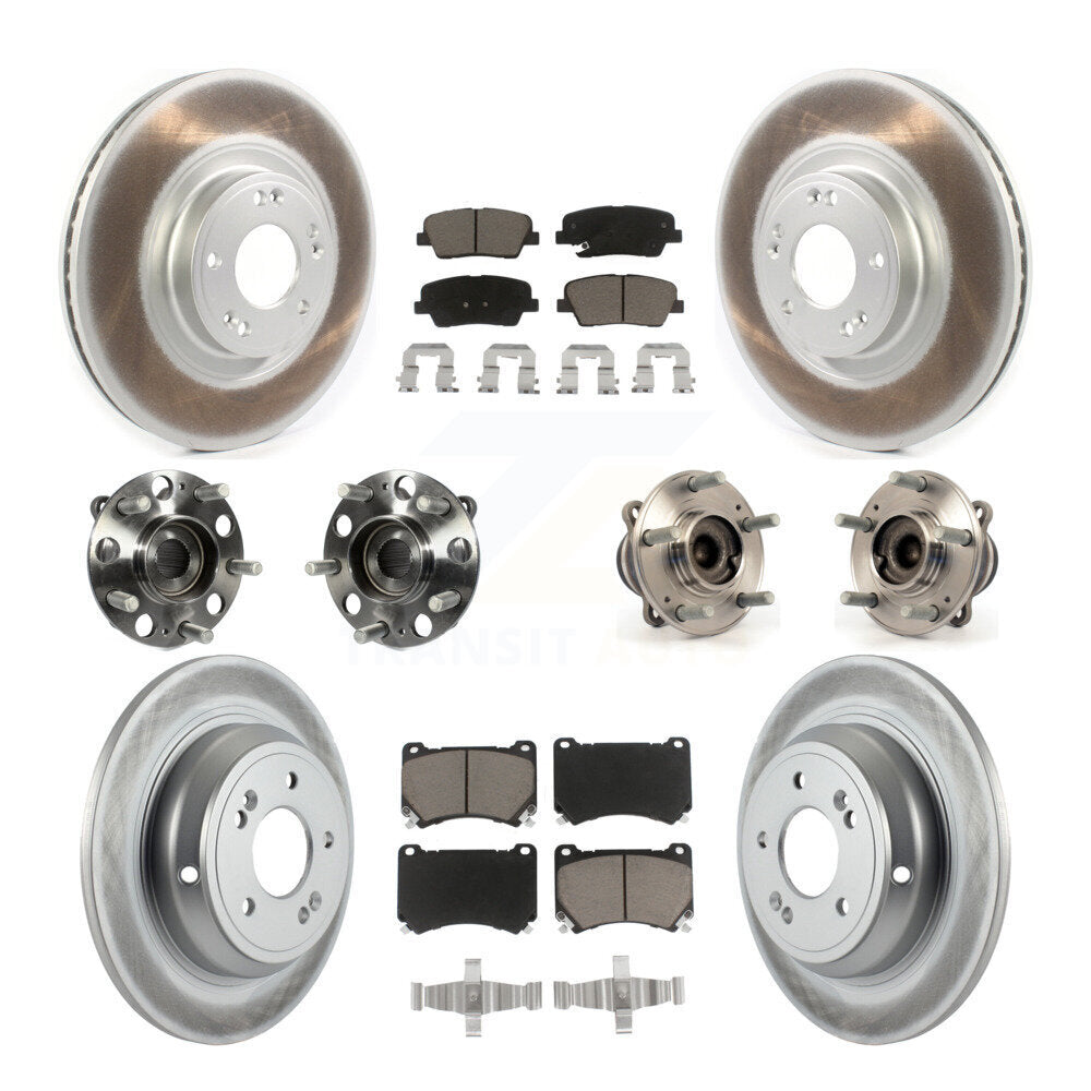 [Avant + Arrière] Kit d'ensemble roulement de roue et moyeu pour Hyundai Genesis 4.6L KBB-120650