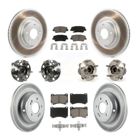 [Avant + Arrière] Kit d'ensemble roulement de roue et moyeu pour Hyundai Genesis 4.6L KBB-120650