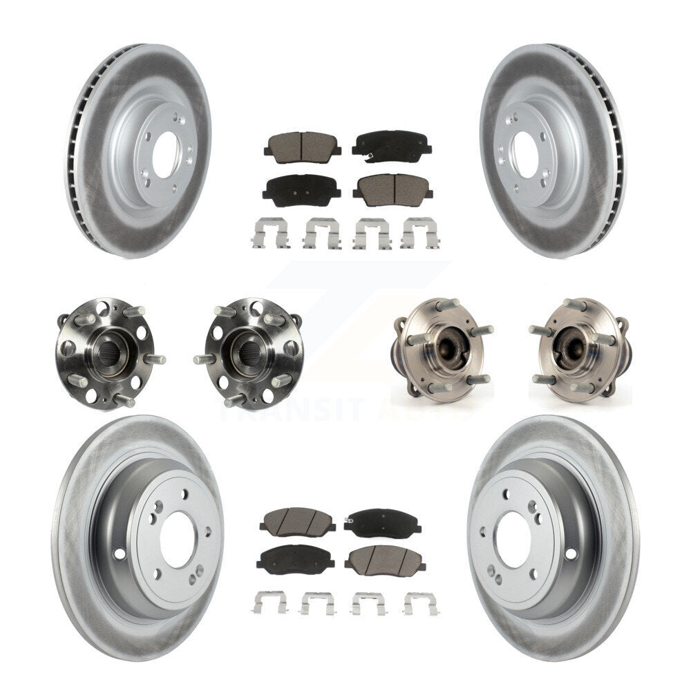 [Avant + Arrière] Kit d'ensemble roulement de roue et moyeu pour Hyundai Genesis 3.8L KBB-120651