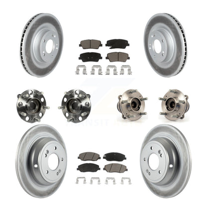 [Avant + Arrière] Kit d'ensemble roulement de roue et moyeu pour Hyundai Genesis 3.8L KBB-120651
