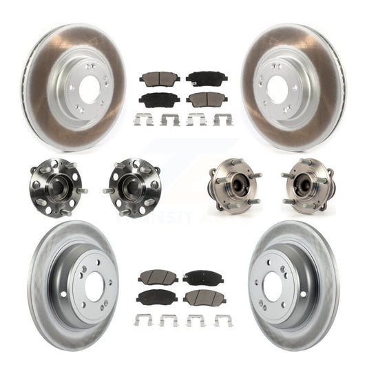 [Avant + Arrière] Kit d'ensemble roulement de roue et moyeu pour 2012 Hyundai Genesis 3.8L KBB-120652