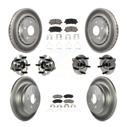 [Avant + Arrière] Kit d'ensemble roulement de roue et moyeu pour 2015-2017 Honda Odyssey KBB-120653