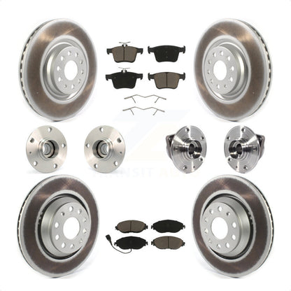 [Avant + Arrière] Kit d'ensemble roulement de roue et moyeu pour 2017 Volkswagen Golf R Code 1LV 1ZB KBB-120657 par Transit Auto