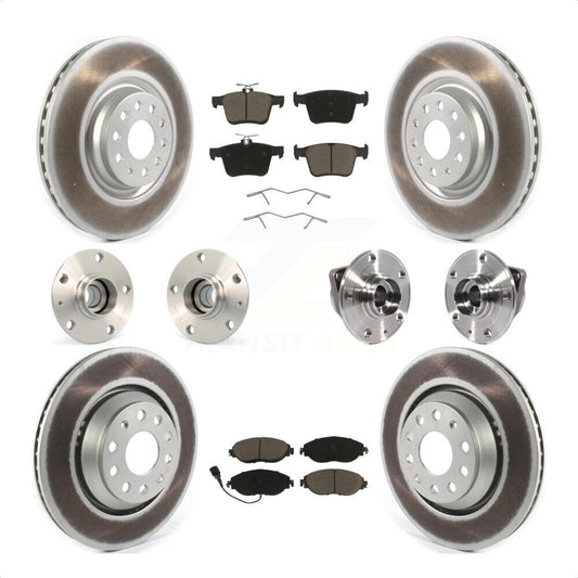 [Avant + Arrière] Kit d'ensemble roulement de roue et moyeu pour 2017 Volkswagen Golf R Code 1LV 1ZB KBB-120657 par Transit Auto