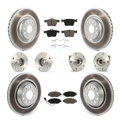 [Avant + Arrière] Kit d'ensemble roulement de roue et moyeu pour 2017 Volkswagen Golf R Code 1ZE 1ZP KBB-120658 par Transit Auto