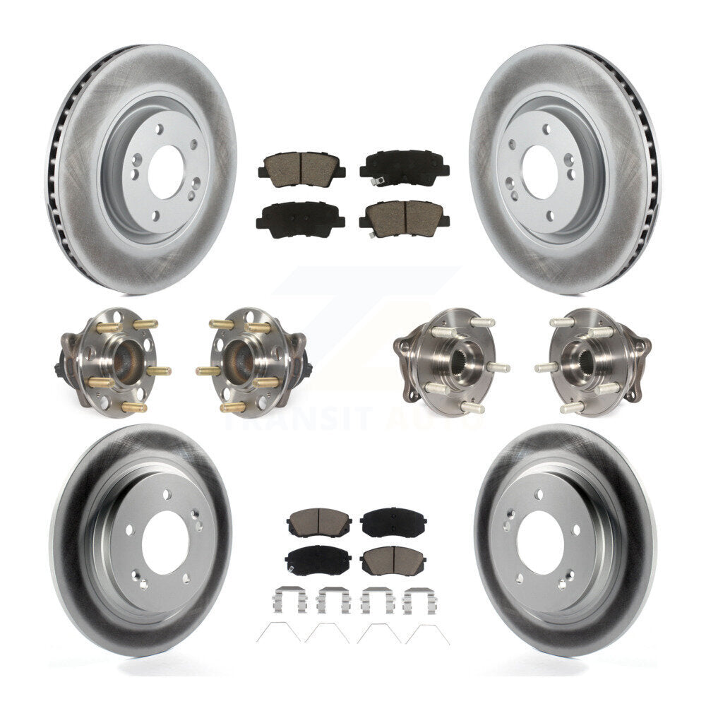 [Avant + Arrière] Kit d'ensemble roulement de roue et moyeu pour Kia Optima avec Electric Parking KBB-120664