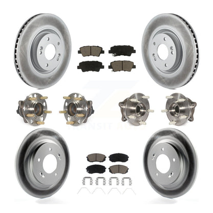 [Avant + Arrière] Kit d'ensemble roulement de roue et moyeu pour Kia Optima avec Electric Parking KBB-120664