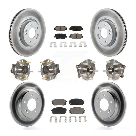 [Avant + Arrière] Kit d'ensemble roulement de roue et moyeu pour 2015 Hyundai Sonata GAS engine avec Electric Parking KBB-120667