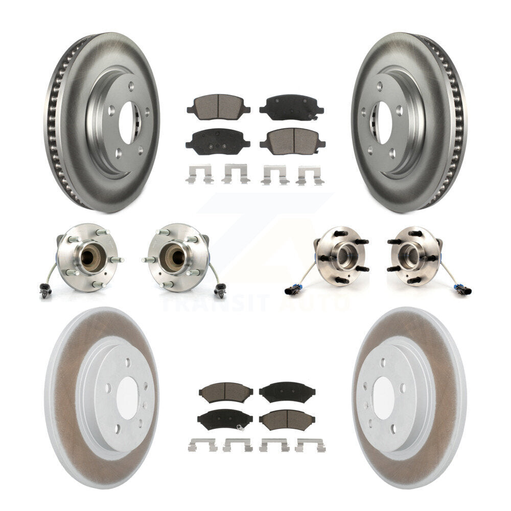 [Avant + Arrière] Kit d'ensemble roulement de roue et moyeu pour 2005 Chevrolet Uplander Buick Terraza 3 Hole Flange or Triangular FWD KBB-120675