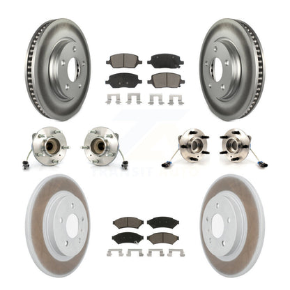 [Avant + Arrière] Kit d'ensemble roulement de roue et moyeu pour 2005 Chevrolet Uplander Buick Terraza 3 Hole Flange or Triangular FWD KBB-120675