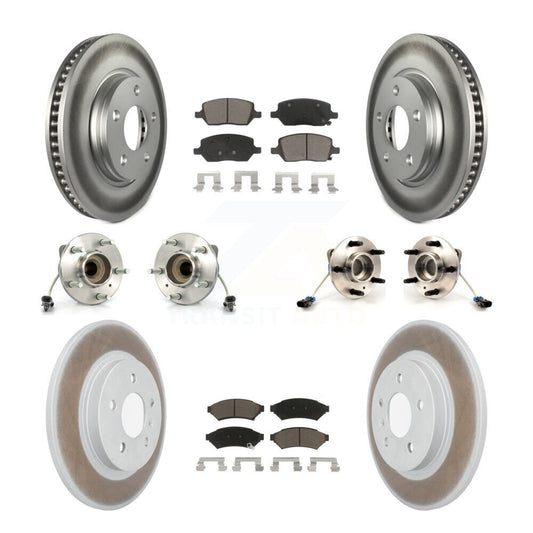 [Avant + Arrière] Kit d'ensemble roulement de roue et moyeu pour 2005 Chevrolet Uplander Buick Terraza 3 Hole Flange or Triangular FWD KBB-120675