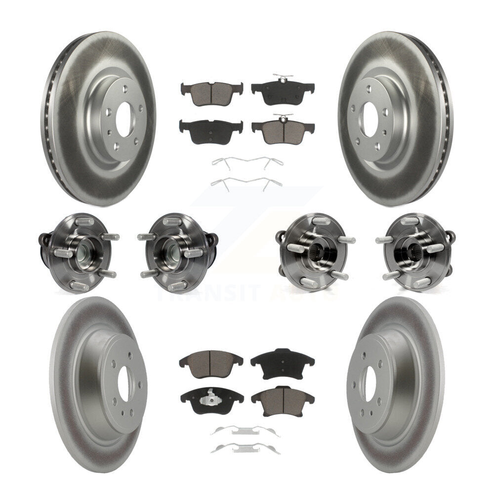 [Avant + Arrière] Kit d'ensemble roulement de roue et moyeu pour Ford Fusion Lincoln MKZ KBB-120676