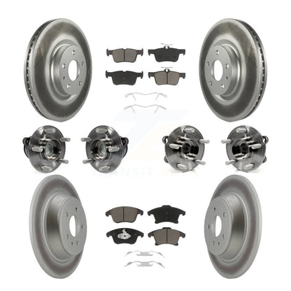 [Avant + Arrière] Kit d'ensemble roulement de roue et moyeu pour Ford Fusion Lincoln MKZ KBB-120676