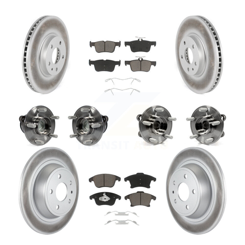 [Avant + Arrière] Kit d'ensemble roulement de roue et moyeu pour Ford Fusion Lincoln MKZ KBB-120678