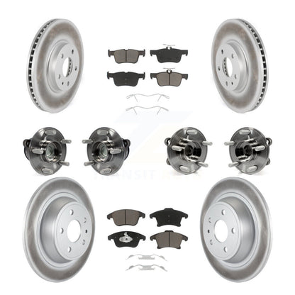 [Avant + Arrière] Kit d'ensemble roulement de roue et moyeu pour Ford Fusion Lincoln MKZ KBB-120678