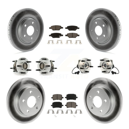 [Avant + Arrière] Kit d'ensemble roulement de roue et moyeu pour Chevrolet Malibu Pontiac G6 Saturn Aura KBB-120684