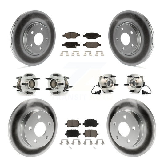 [Avant + Arrière] Kit d'ensemble roulement de roue et moyeu pour Chevrolet Malibu Pontiac G6 Saturn Aura KBB-120684