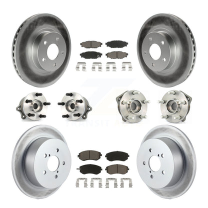 [Avant + Arrière] Kit d'ensemble roulement de roue et moyeu pour 2005 Subaru Legacy i Limited avec 277mm Diameter Rotor KBB-120692