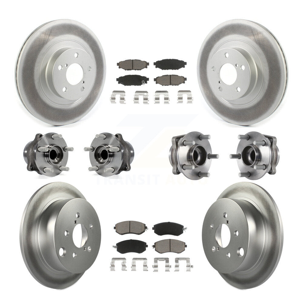 [Avant + Arrière] Kit d'ensemble roulement de roue et moyeu pour Subaru Forester Crosstrek XV avec 292mm Diameter Rotor KBB-120696