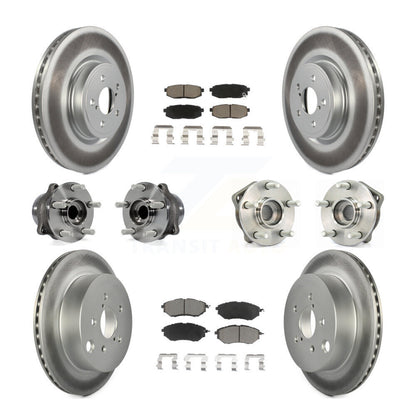 [Avant + Arrière] Kit d'ensemble roulement de roue et moyeu pour 2014 Subaru Forester 2.0L To 01 14 KBB-120699