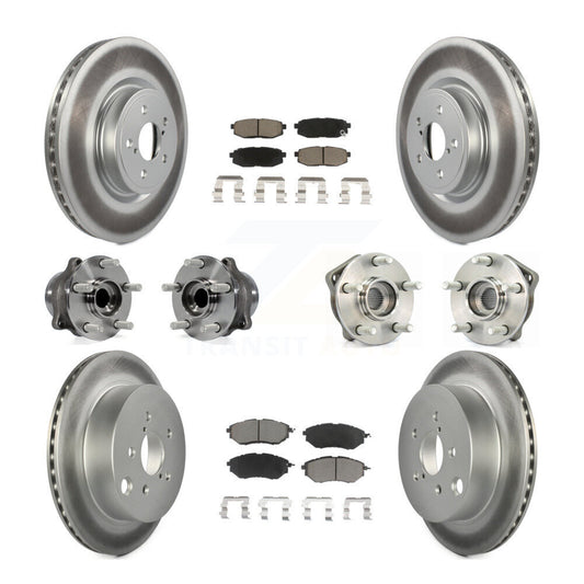 [Avant + Arrière] Kit d'ensemble roulement de roue et moyeu pour 2014 Subaru Forester 2.0L To 01 14 KBB-120699