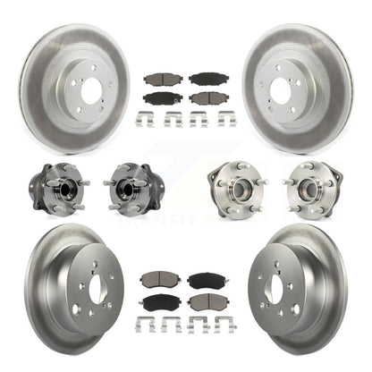 [Avant + Arrière] Kit d'ensemble roulement de roue et moyeu pour 2013 Subaru XV Crosstrek avec 292mm Diameter Rotor KBB-120700