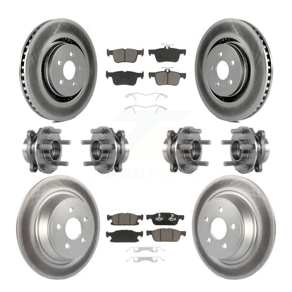 [Avant + Arrière] Kit d'ensemble roulement de roue et moyeu pour Ford Edge Lincoln MKX AWD KBB-120704