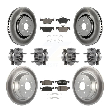 [Avant + Arrière] Kit d'ensemble roulement de roue et moyeu pour Ford Edge Lincoln MKX AWD KBB-120704