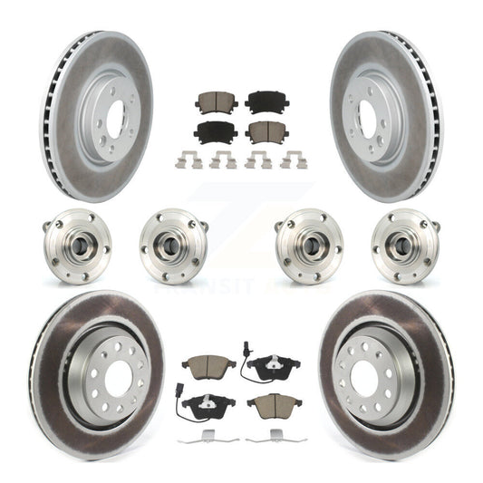 [Avant + Arrière] Kit d'ensemble roulement de roue et moyeu pour Volkswagen CC avec 340mm Diameter Rotor KBB-120708