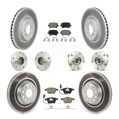[Avant + Arrière] Kit d'ensemble roulement de roue et moyeu pour Volkswagen CC avec 340mm Diameter Rotor KBB-120709