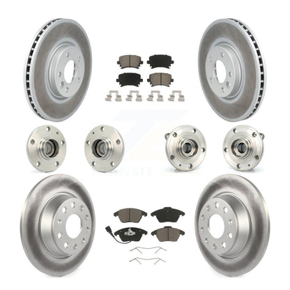 [Avant + Arrière] Kit d'ensemble roulement de roue et moyeu pour Volkswagen CC avec 340mm Diameter Rotor KBB-120710