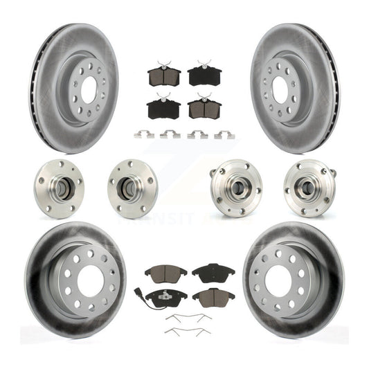 [Avant + Arrière] Kit d'ensemble roulement de roue et moyeu pour Volkswagen Jetta Beetle KBB-120714