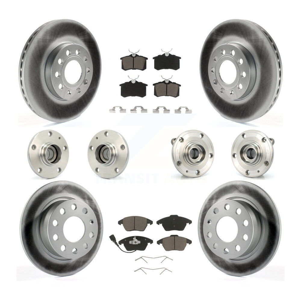[Avant + Arrière] Kit d'ensemble roulement de roue et moyeu pour Volkswagen Jetta Beetle KBB-120715