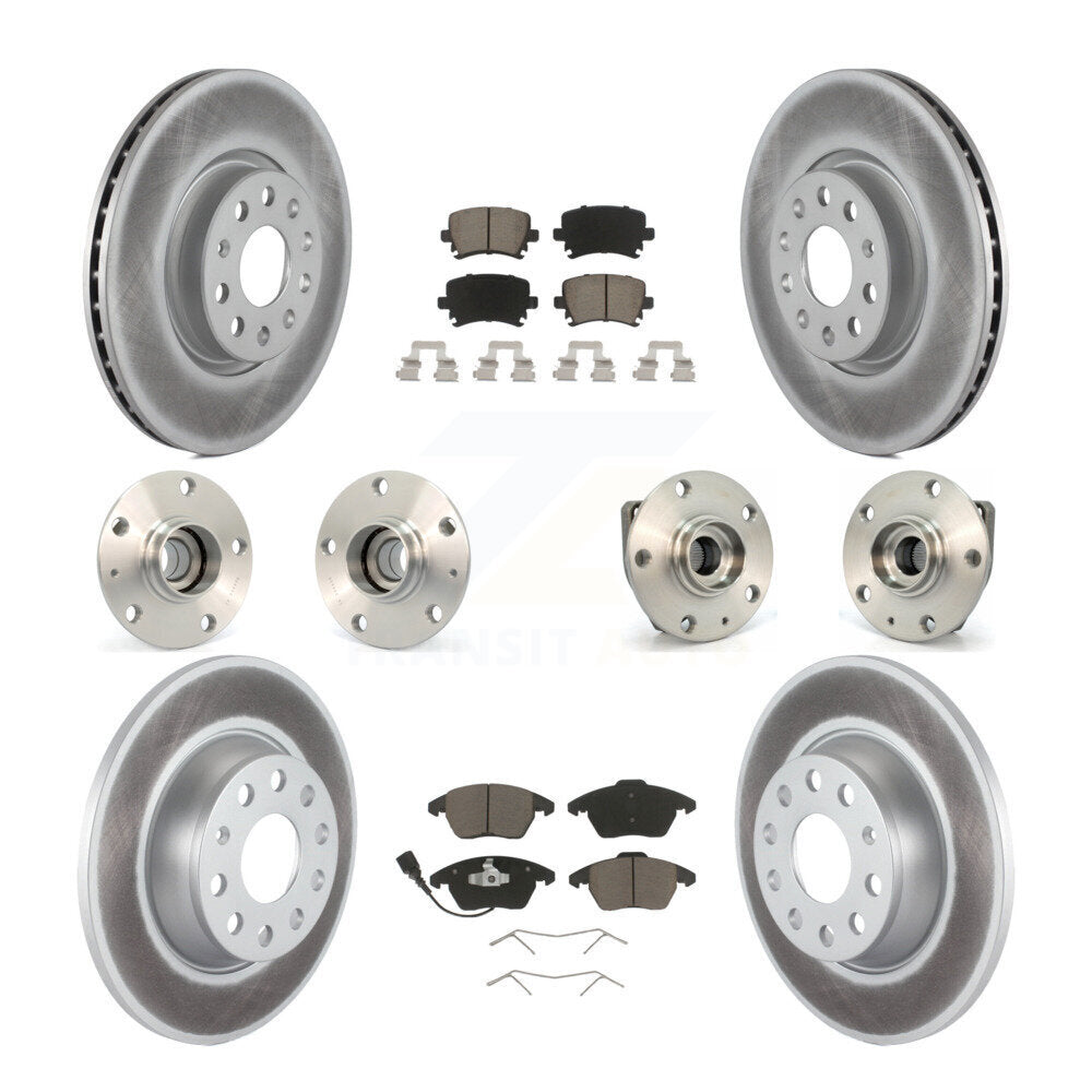 [Avant + Arrière] Kit d'ensemble roulement de roue et moyeu pour Volkswagen GTI Audi A3 KBB-120720