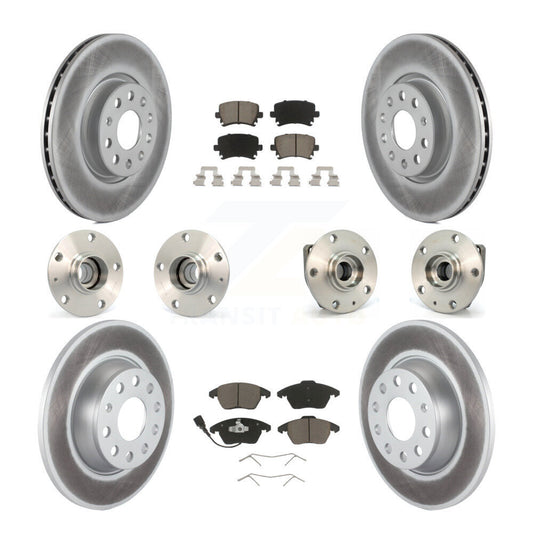 [Avant + Arrière] Kit d'ensemble roulement de roue et moyeu pour Volkswagen GTI Audi A3 KBB-120720