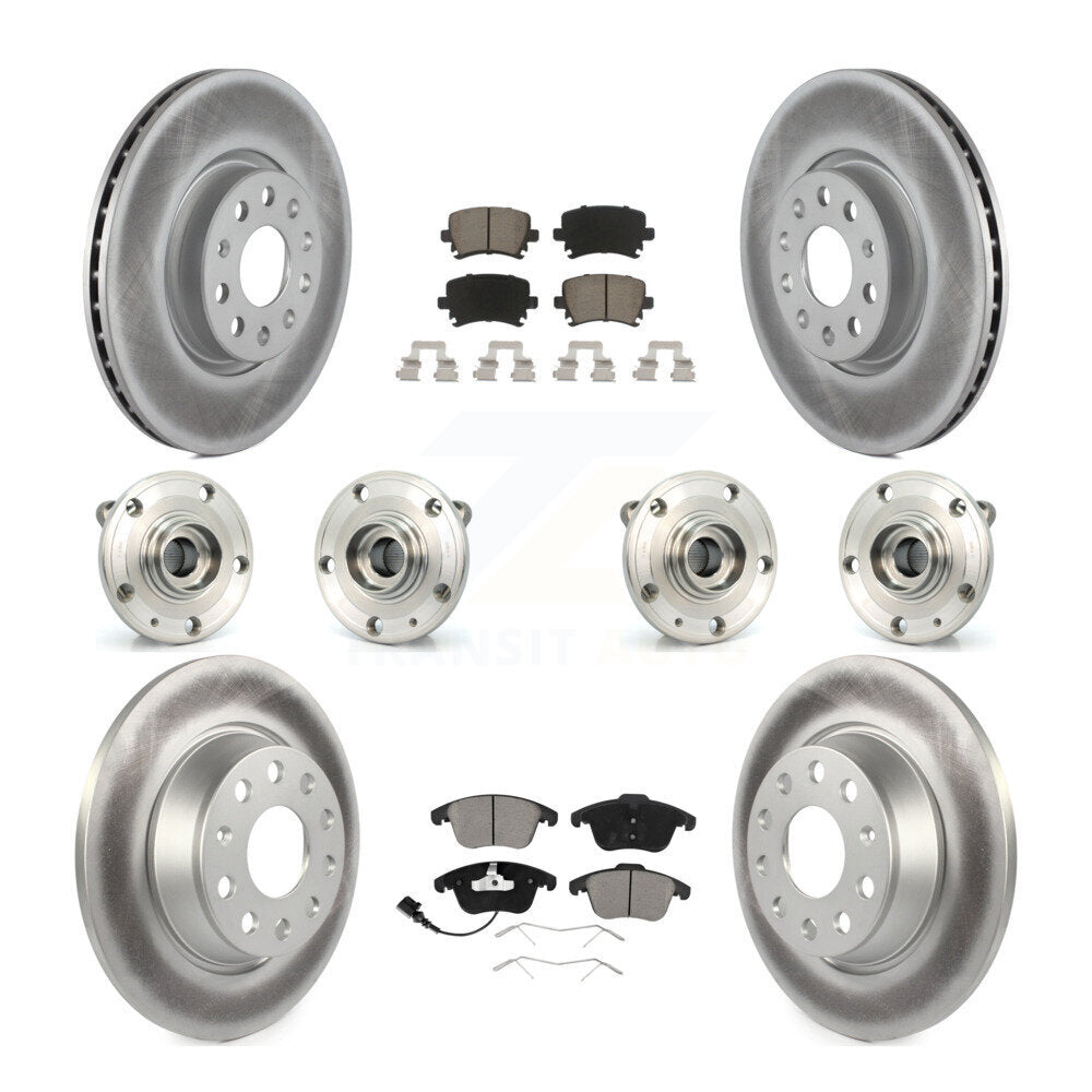 [Avant + Arrière] Kit d'ensemble roulement de roue et moyeu pour Volkswagen Tiguan Audi Q3 Quattro KBB-120723