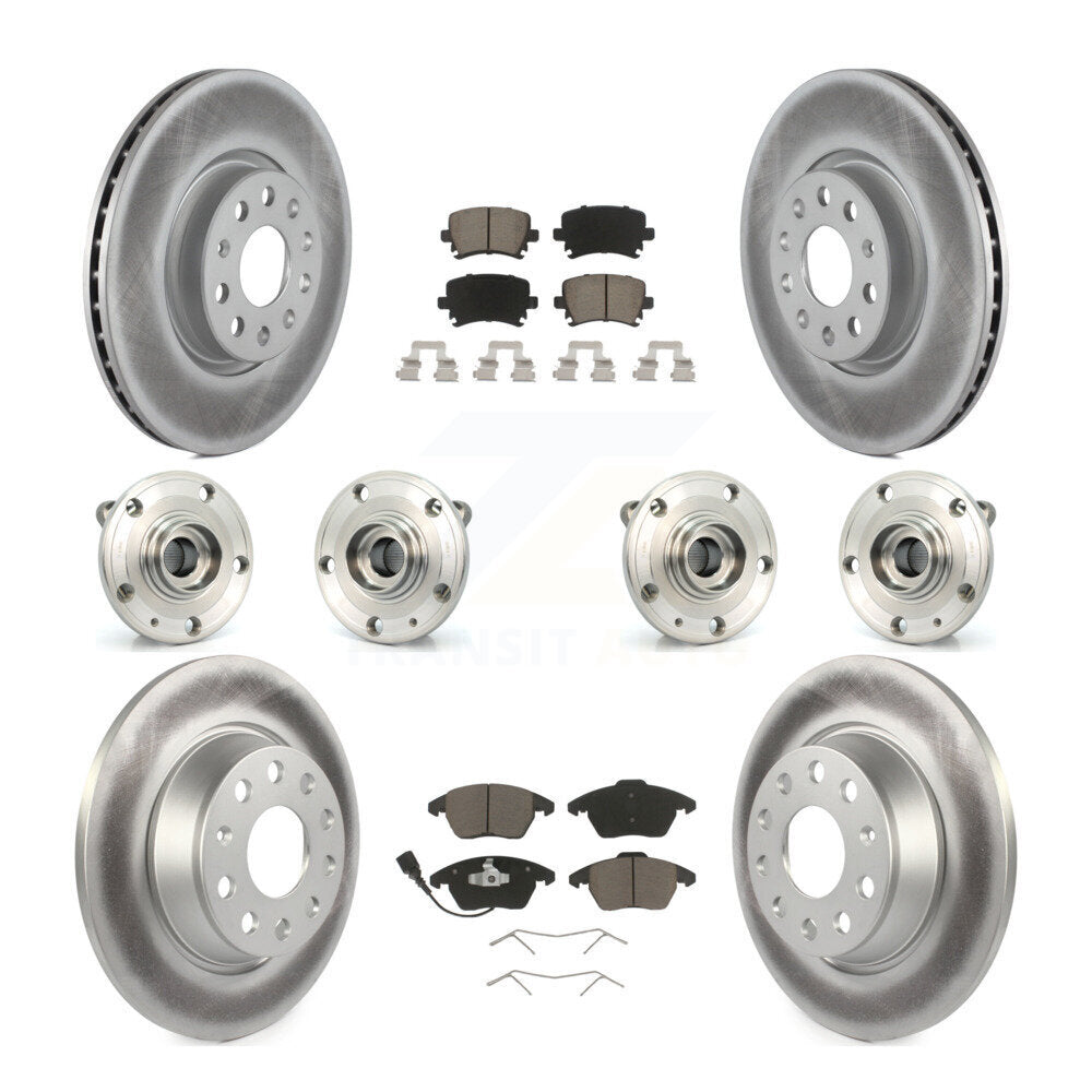 [Avant + Arrière] Kit d'ensemble roulement de roue et moyeu pour Volkswagen Passat Audi A3 Quattro KBB-120725
