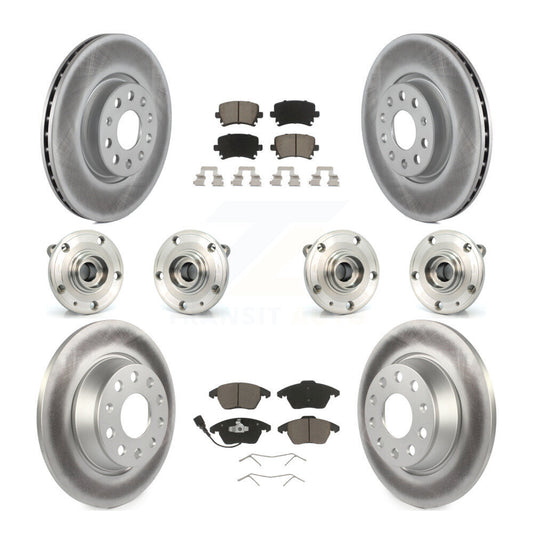 [Avant + Arrière] Kit d'ensemble roulement de roue et moyeu pour Volkswagen Passat Audi A3 Quattro KBB-120725