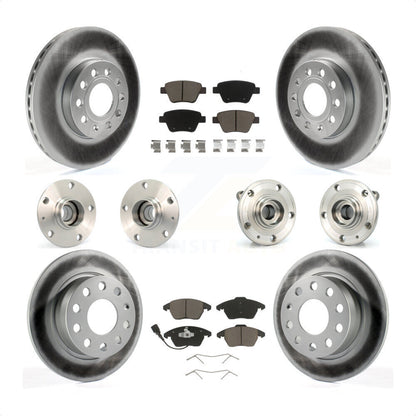 [Avant + Arrière] Kit d'ensemble roulement de roue et moyeu pour 2013 Volkswagen Beetle 2.5L avec 253mm Diameter Rotor KBB-120727 par Transit Auto